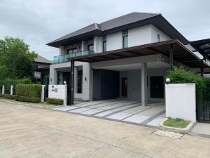 For SaleHousePinklao, Charansanitwong : Single house for sale Bangkok Boulevard Signature Village Sathorn-Ratchaphruek (Bang Waek)  House details - OSBORNE house model - Area 102.00 sq m. - Usable area 368 sq m. 4 bedrooms 5 bathrooms 2 rest rooms 1 Thai Kitch