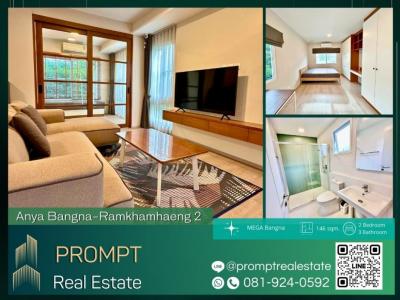 For RentHouseBangna, Bearing, Lasalle : AB05377 - Anya Bangma-Ramkhamhaeng 2 - 146 sqm - MEGA Bangna/ Central Village