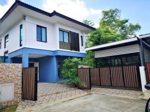 For RentHousePathum Thani,Rangsit, Thammasat : House for rent, Pruksa Village Delight, Don Mueang-Local Road near Lak Hok BTS station