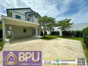 For RentHouseBangna, Bearing, Lasalle : ** 4 Bedrooms Single House for Rent ** Villaggio 3 Srinakarin-Bangna near Mega Bangna