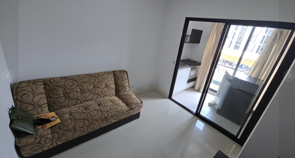 For RentCondoRamkhamhaeng, Hua Mak : Condo For Rent Lib Ramkamhang 43/1 Floor6 ready for move in pool view 2aircons private washer near MRT ramkamhang univ tesco 7000THB/mo