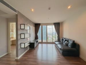 For SaleCondoThaphra, Talat Phlu, Wutthakat : The Room Sathorn-Taksin / 75.2 square meters, 21st floor, views on both sides, 2 bedrooms, 2 bathrooms, 1 closed kitchen.