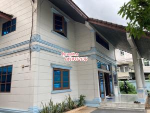 For RentHouseLadprao, Central Ladprao : For rent: 2-storey detached house, 120 sq m, near the BTS, Ratchada-Lat Phrao