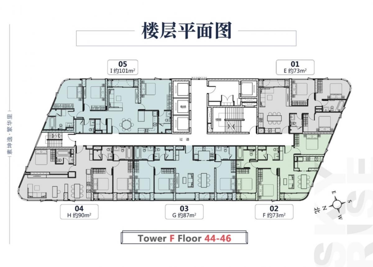 For SaleCondoOnnut, Udomsuk : (SKV64D4603-4604-4605)Selling down payment on Skyrise Avenue SKV64 project,high room, beautiful view, 46th floor