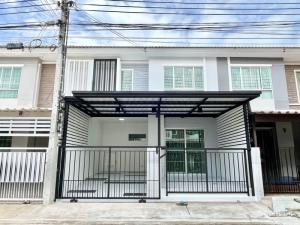 For SaleHouseRama5, Ratchapruek, Bangkruai : Pruksa Ville Village 43 (Soi Wat Takhian) townhouse, great value, newly decorated, ready to move in, the best in this location.