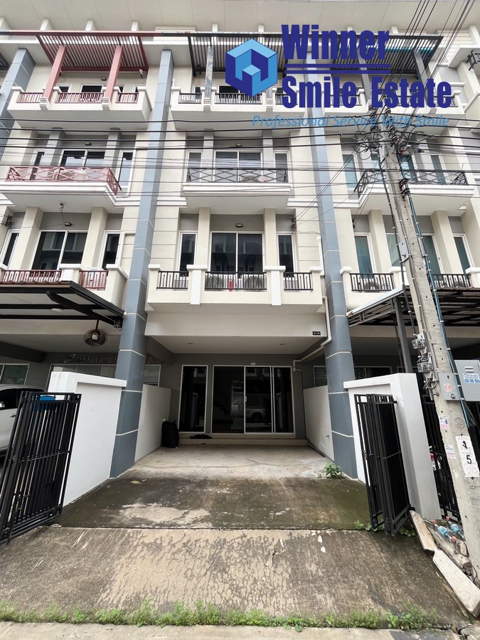 For RentHome OfficeLadkrabang, Suwannaphum Airport : For rent, 4-story commercial building, RK BiZ CENTER, usable area 250 sq m, near Motorway-Airportlink.