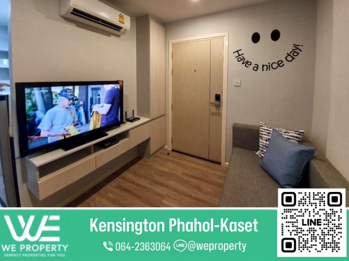 For SaleCondoKasetsart, Ratchayothin : Beautiful room, fully furnished, ready to move in⭐Kensington Pahol-Kaset (Kensington Pahol-Kaset)