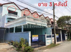 For SaleShophouseNonthaburi, Bang Yai, Bangbuathong : Townhome for sale, 4.5 floors, Buathongland Village, Soi Plamuek, Bang Kruai-Sai Noi Road.