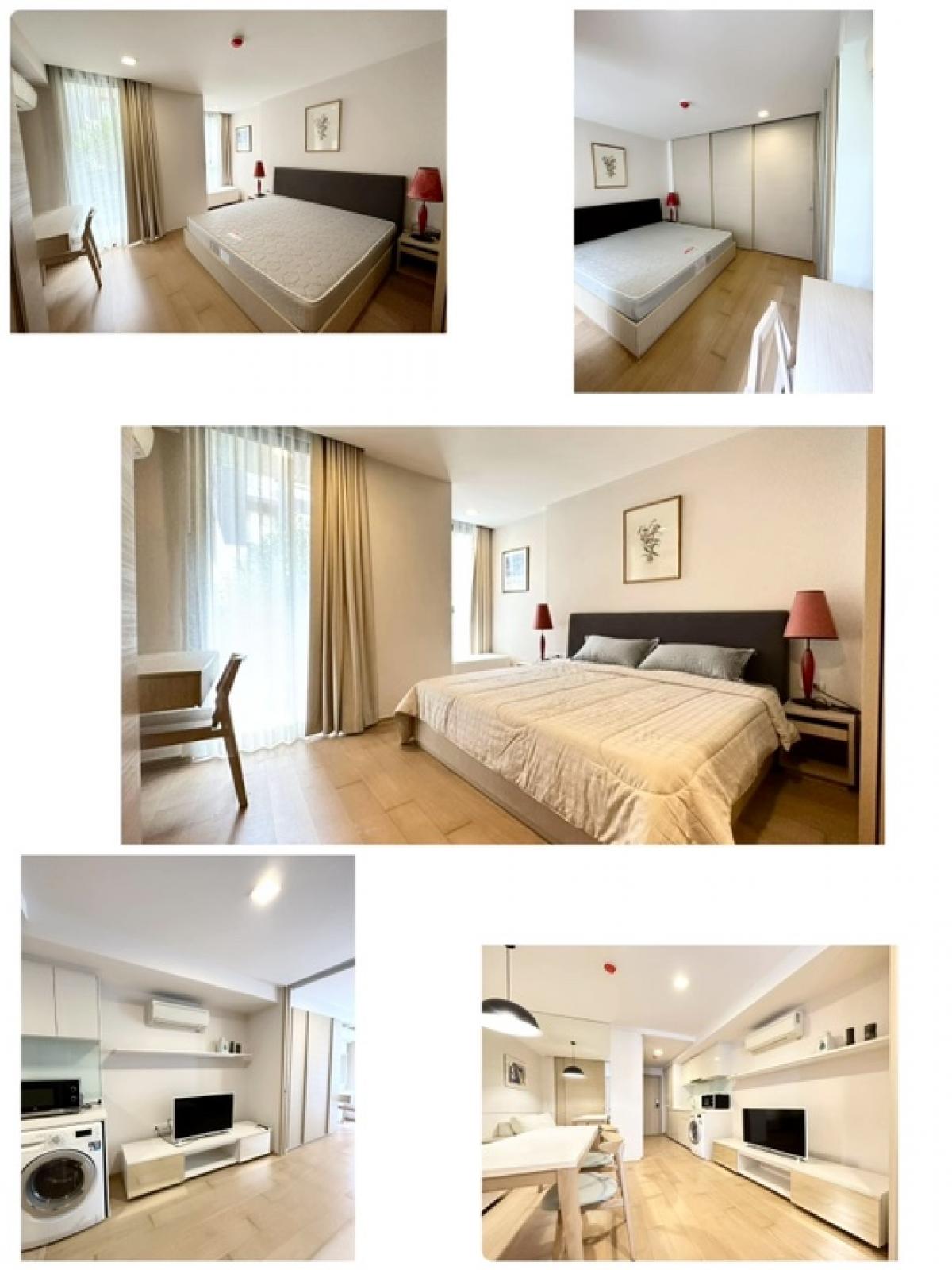 For RentCondoSukhumvit, Asoke, Thonglor : 🟡Ready Move-in🟡🍀 Liv@49 Soi Sukhumvit 49 🍀BTS 🚇Thonglor🍀1 bedroom, room area 39.29 sq m.🍀4th floor 🌳beautiful garden view🌳