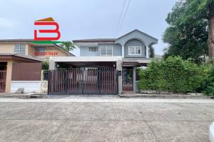 For SaleHouseMin Buri, Romklao : Single house, Royal Park Ville Suwinthawong, area 50 sq m., Suwinthawong Road, Lam Phak Chi Subdistrict, Nong Chok District, Bangkok.