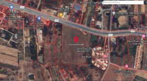 For SaleLandHuahin, Prachuap Khiri Khan, Pran Buri : Empty land for sale, 27 rai 1 ngan 41 square wah, Hin Lek Fai Subdistrict, Hua Hin District, Prachuap Khiri Khan Province.