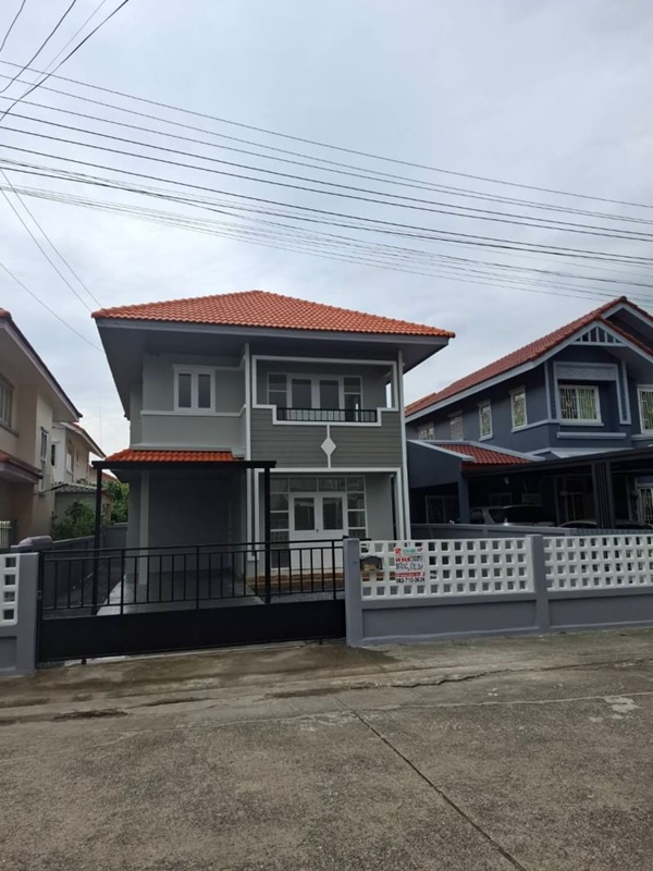 For SaleHouseKasetsart, Ratchayothin : Single house for sale, Bang Khen, Khubon Rd.