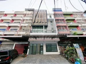 For SaleShophouseOnnut, Udomsuk : B854 HomeOffice for sale, 4 and a half floors, 2 units, newly decorated, Soi On Nut 10