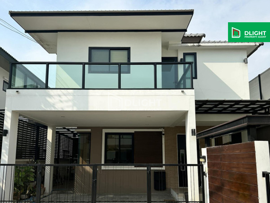 For SaleHousePathum Thani,Rangsit, Thammasat : Urgent sale, house, Bhumipirom Village, Wongwaen, Watcharaphon, Thanyaburi, 51.3 sq m, 225 sq m, 3 bedrooms, 2 bathrooms, price 6.9 million baht.