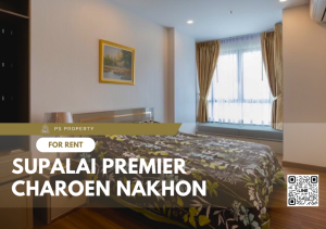 For RentCondoWongwianyai, Charoennakor : For rent 📌 Supalai Premier Charoen Nakhon 📌 complete furniture and electrical appliances, near BTS Krung Thonburi.