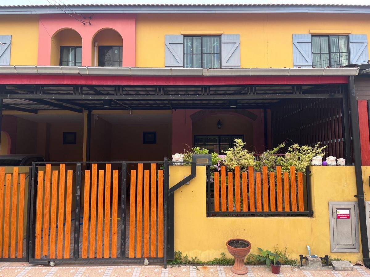 For SaleTownhouseAyutthaya : 2-story townhouse for sale, Palazzetto Village, Wang Noi, Phahon Yothin Road, Km. 64 (The Palazzetto, Wang Noi ZET3)