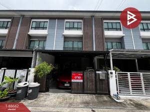 For SaleTownhouseLadprao101, Happy Land, The Mall Bang Kapi : Townhouse for sale The Connect Village Up3, Lat Phrao 126, Wang Thonglang, Bangkok