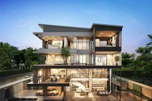 For SaleTownhouseChokchai 4, Ladprao 71, Ladprao 48, : 3.5-storey Luxury Townhome at Glam Glamorous Living for Sale