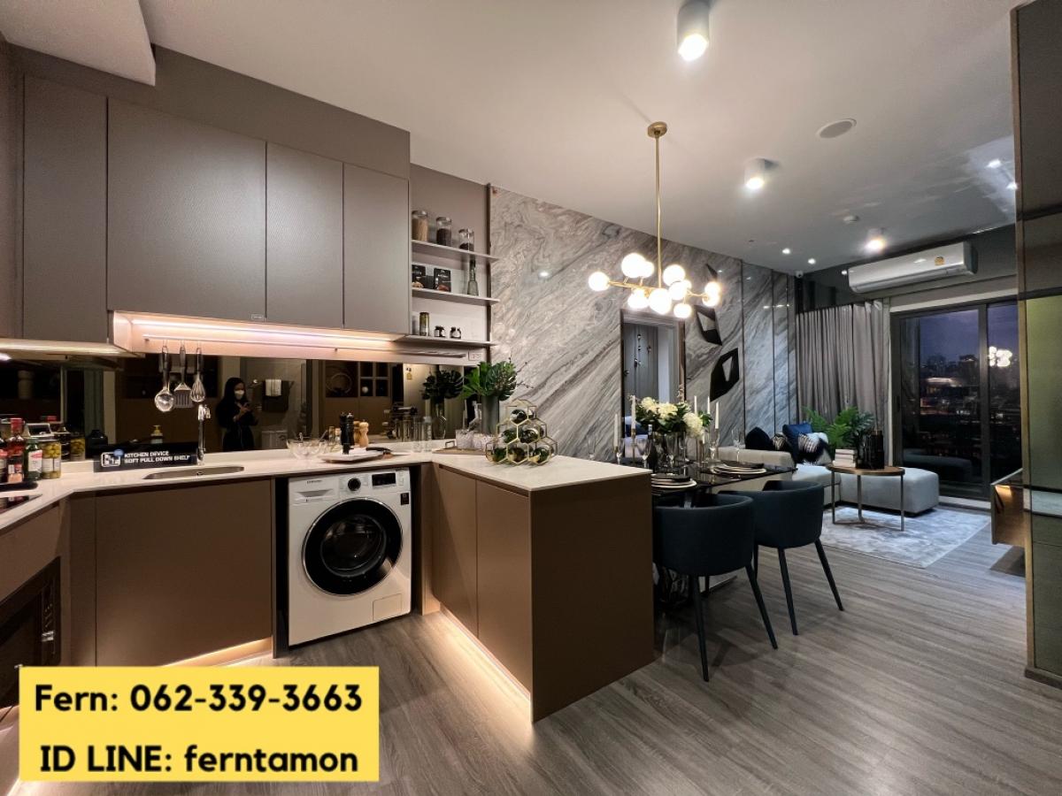 For SaleCondoOnnut, Udomsuk : Down payment for sale, 2 bedrooms, size 75 sq m., high floor, corner room, south side, Ideo Sukhumvit-Rama 4, call 062-339-3663.