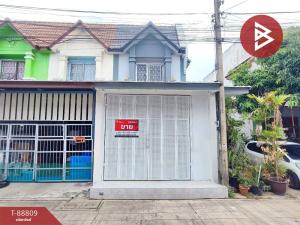 For SaleTownhouseMahachai Samut Sakhon : Townhouse for sale, Phutthachat Village, Krathum Baen, Samut Sakhon, ready to move in