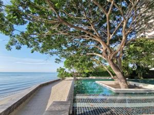 For SaleCondoHuahin, Prachuap Khiri Khan, Pran Buri : Beachfront condo, huge discount, 2 bedrooms, only 4.19 million