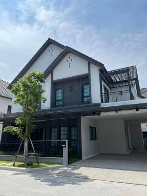 For RentHouseBangna, Bearing, Lasalle : Beautiful house for rent, ready to move in, behind Mega Bangna, just 5 minutes ‼️Centro Bangna km.7 Centro bangna km.7 (H24098)