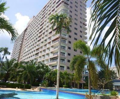 For SaleCondoPattaya, Bangsaen, Chonburi : Condo for sale Jomtien Complex Jomtien Road 2-Thappraya, 22nd floor, Building A, area 122 square meters, Sea-view, only 40,100/square meter per square meter, size 2 bedrooms, 2 bathrooms, 1 living room, good condition, Nong Prue Subdistrict, Bang Lamung D