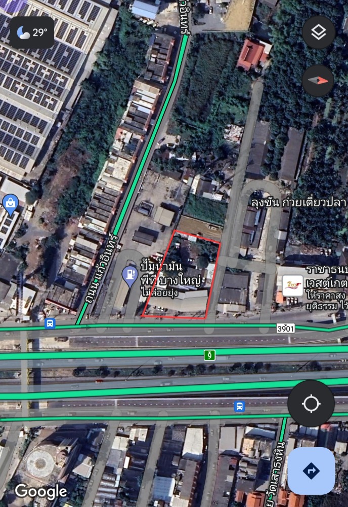 For RentLandNonthaburi, Bang Yai, Bangbuathong : Land for rent Next to Kanchanaphisek Road Near Central Westgate