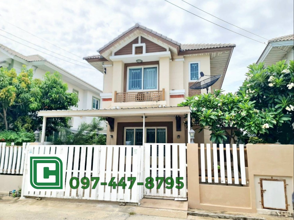 For SaleHouseSamut Prakan,Samrong : Single house for sale, Village 180 Bang Pu Beach House, beautiful condition, ready to move in, Samut Prakan District