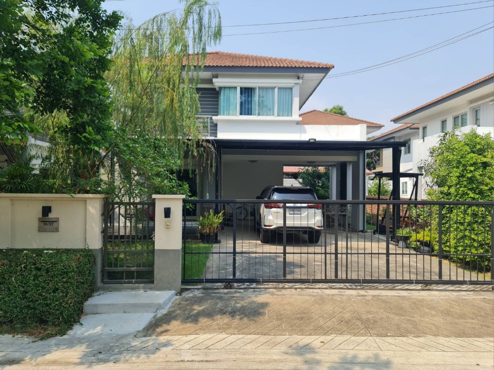 For SaleHouseChachoengsao : Single house for sale 2 Second hand floor like new, ready to move in, Atoll Bali Beach project. On Nut-Lat Krabang