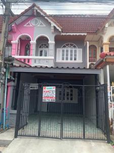 For SaleTownhouseNawamin, Ramindra : Cheap sale, 2-story townhouse, 18 sq m, Sena Villa Village 4, Soi Phraya Suren 40, house has 3 bedrooms, 2 bathrooms.