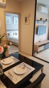 For RentCondoOnnut, Udomsuk : CH0955 Condo for rent, Life Sukhumvit 48, beautiful room, ready to move in.