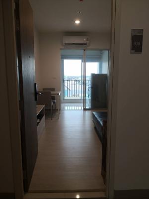 For RentCondoSamut Prakan,Samrong : For rent: Niche Mono Pu Chao Condo, next to BTS Pu Chao, large room, river view, south side