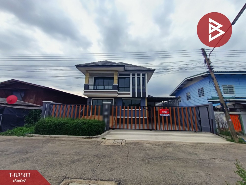 For SaleHousePathum Thani,Rangsit, Thammasat : For sale: 2-storey detached house, area 70 square wah, Thanyaburi, Pathum Thani