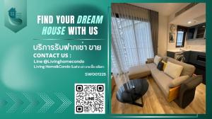 For SaleCondoSapankwai,Jatujak : Condo for sale: The Line Chatuchak-Mochit, 2 bedrooms, high floor, fully furnished, ready to move in, good location near BTS Mochit.