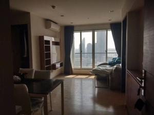 For SaleCondoSathorn, Narathiwat : Condo for sale, Rhythm Sathorn, 30th floor, size 66.37 sq m., fully furnished, river view, next to BTS Surasak