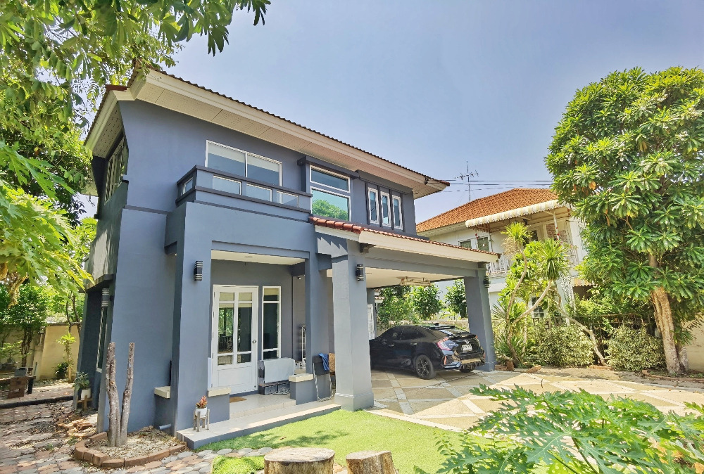 For SaleHouseRama5, Ratchapruek, Bangkruai : Single house 68 sq m, Perfect Park Rattanathibet, Ratchaphruek (Sai ​​Ma), near Sai Ma BTS, renovated, less than 1 year old, ready to move in.