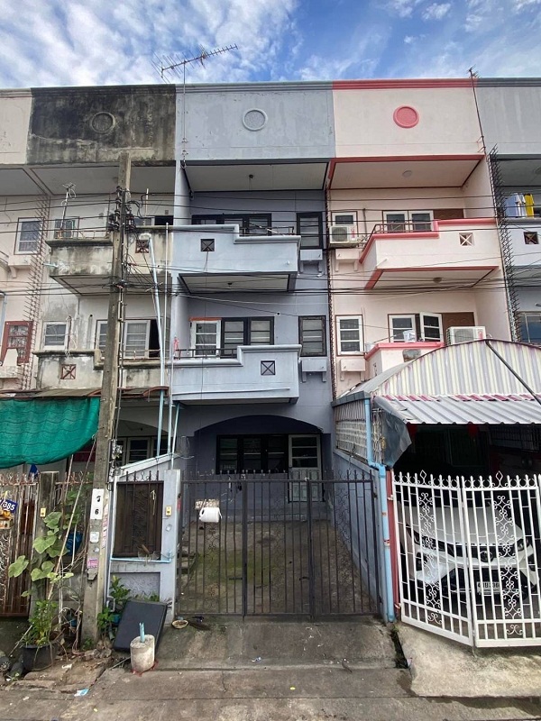 For RentTownhouseEakachai, Bang Bon : For rent, 3-story townhome, Wichit Nakhon Village 2, Rama 2, Soi 39, Intersection 18.