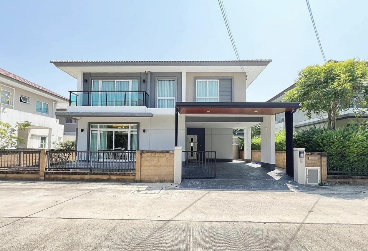 For SaleHouseRama5, Ratchapruek, Bangkruai : Luxury built-in single house, CASA Premium, Q HOUSE brand, on the main road, Ratchaphruek, near DBS International School