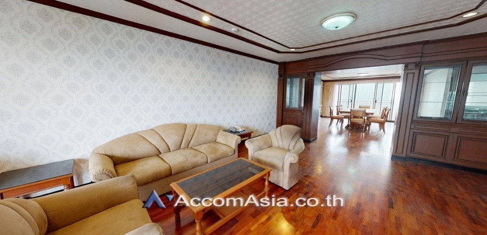 ให้เช่าคอนโดสุขุมวิท อโศก ทองหล่อ : Big Balcony, Pet-friendly | 3 Bedrooms Condominium for Rent in Sukhumvit, Bangkok near BTS Phrom Phong at Regent On The Park 1 (AA28058)