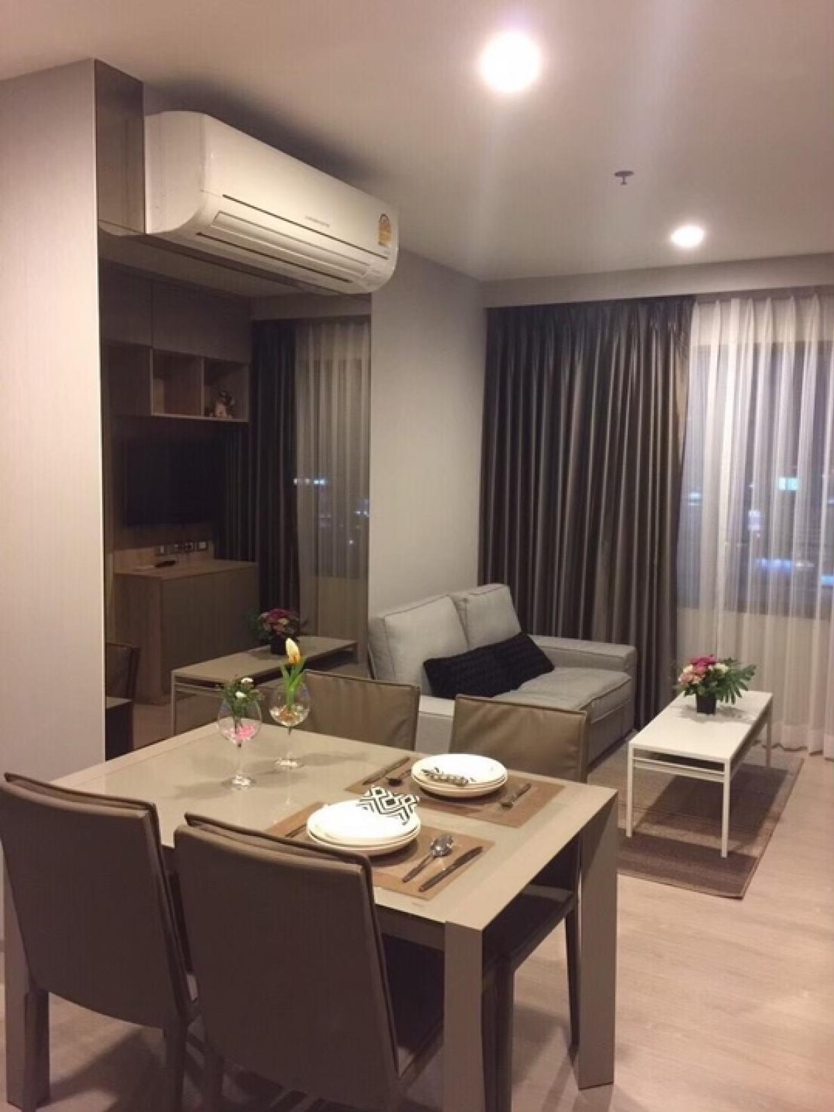 ให้เช่าคอนโดพระราม 9 เพชรบุรีตัดใหม่ RCA : For Rent : ห้องสวย น่าอยู่ Rhythm asoke2 MRT rama 9 / 2 Bed 1Bath please call 095-3905490