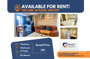 For RentCondoSapankwai,Jatujak : Code C20240600082..........The Line Jatujak - Mochit for rent, 1 bedroom, 1 bathroom, furnished, ready to move in