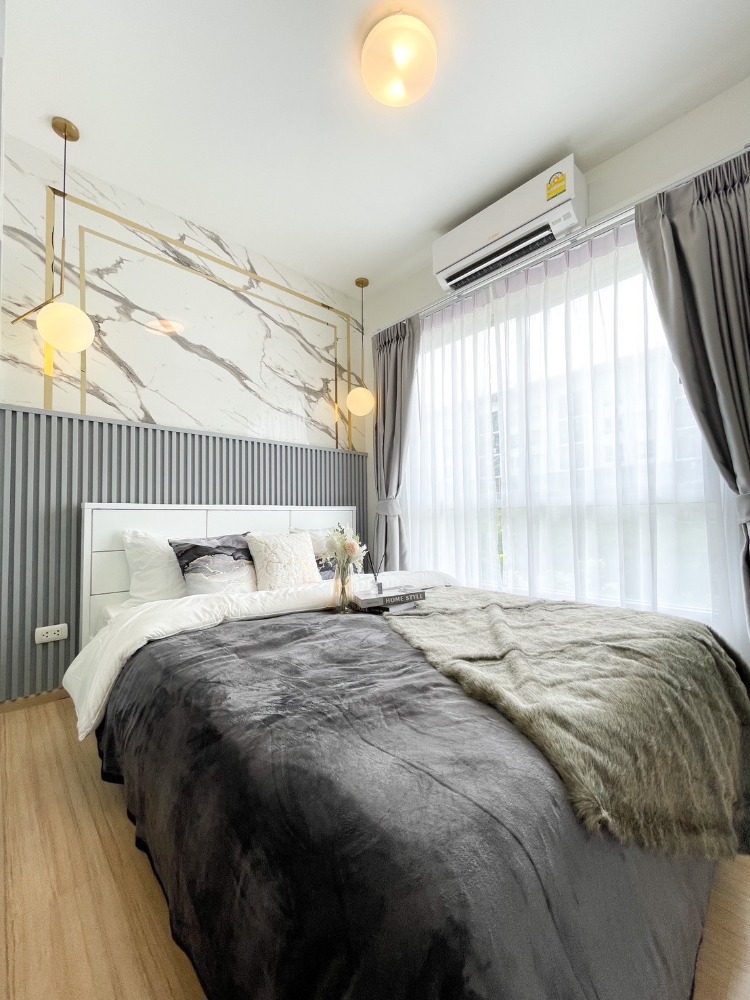 For SaleCondoNonthaburi, Bang Yai, Bangbuathong : Condo for sale, Plum Condo Bang Yai Station, beautifully decorated room.