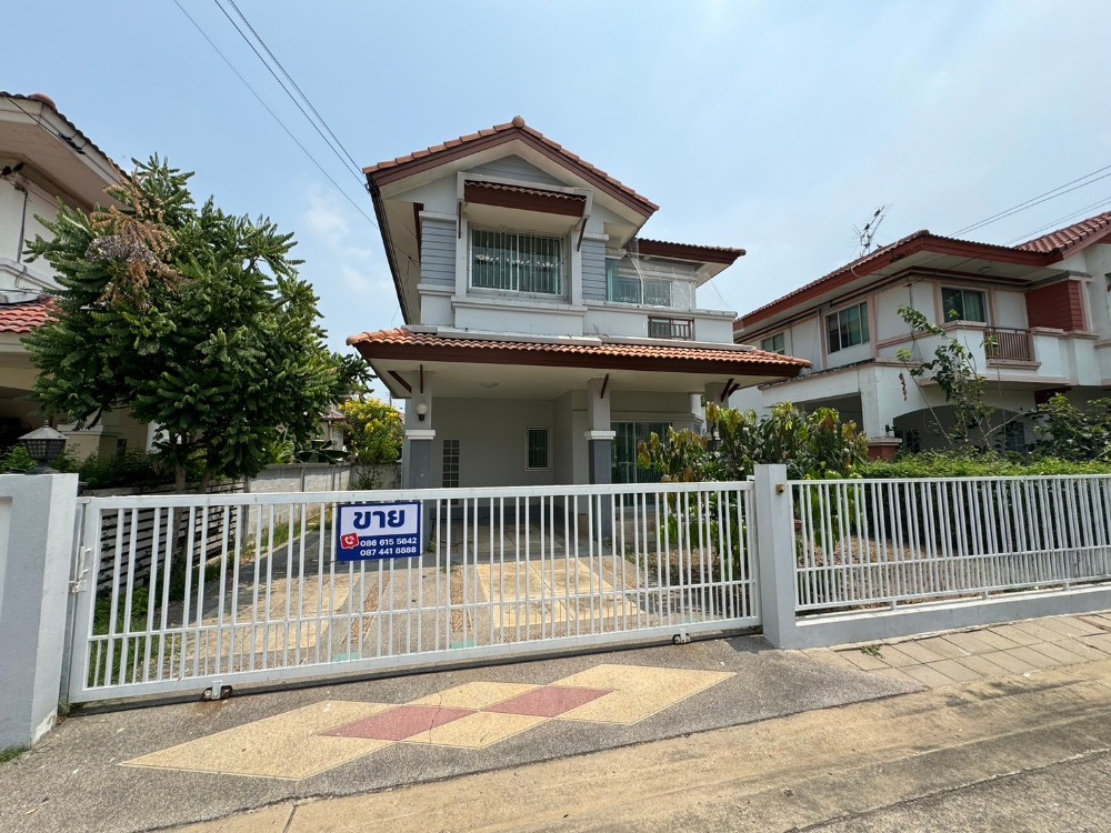 For SaleHousePathum Thani,Rangsit, Thammasat : For sale: 2-storey detached house, Thanyaphirom Village, Rangsit-Khlong 10