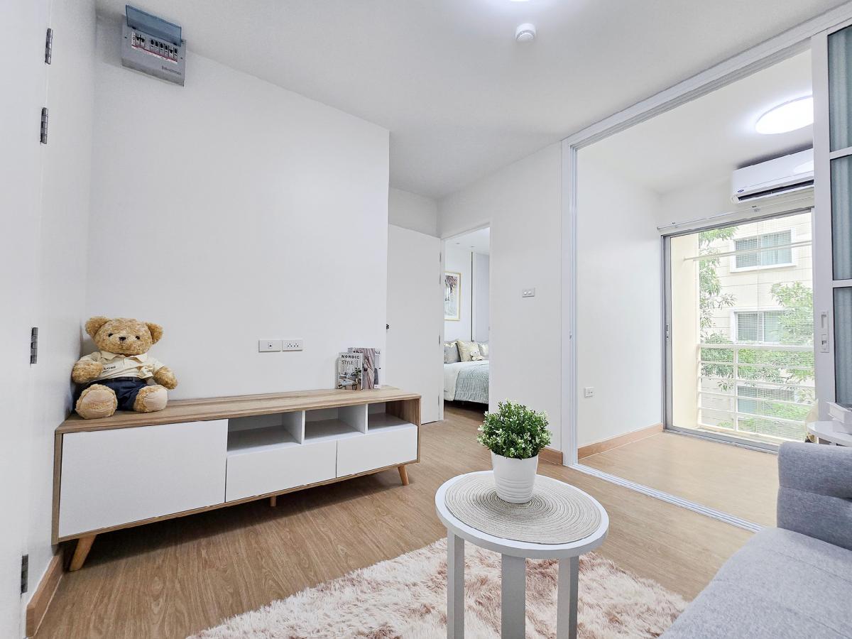 For SaleCondoRama 2, Bang Khun Thian : Salary 14,000, you can get a loan, no down payment 🌈✨Ready to move in room, Smart Condo Rama 2 🏡 Spacious room, fully furnished, near expressway, near shopping mall, very convenient ✨️🎉