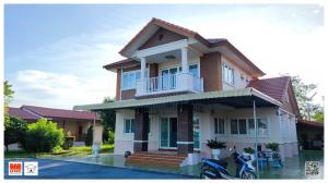 For SaleHouseSukhothai : 4 houses for sale with 10-0-96 rai of land, Si Satchanalai District, Sukhothai Province, has a warehouse building, parking garage and shops, restaurants.