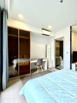 For RentCondoRama9, Petchburi, RCA : Condo near MRT Rama 9, next to Jod Fairs, 1 bedroom, 1 bathroom, clear view, unblocked view.