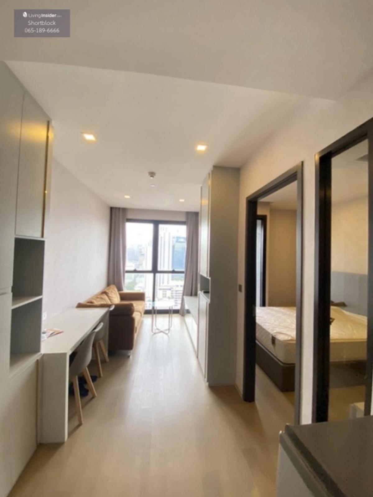 For RentCondoSukhumvit, Asoke, Thonglor : Condo for rent Ashton AsokeConvenient travel, just a few minutes to BTS Asoke.Selling for 26,500 baht	1 bedroom, 1 bathroom	30 sq m, 25th floor