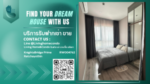 For RentCondoKasetsart, Ratchayothin : For RENT KnightsBridge Prime Ratchayothin 1 Bedroom Plus, beautifully decorated room, ready to move in LH-RW004762