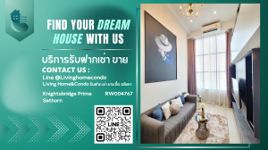 For RentCondoSathorn, Narathiwat : For rent Knightsbridge Prime Sathorn, very beautifully decorated condo, luxurious, very good view LH-RW004767